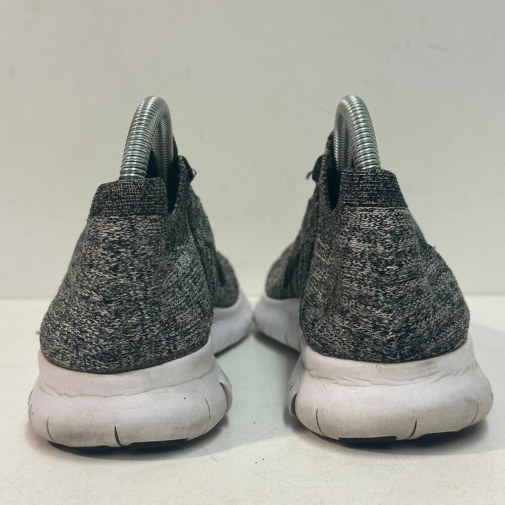 GUC Nike Wmns Free RN Flyknit White / Black Oreo Women's Running Shoe Sneaker 9 - Picture 7 of 10